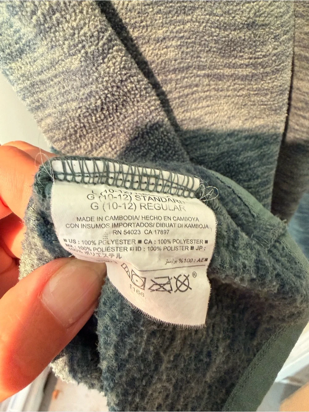 Old Navy Teal Heather Mock-Neck Pullover